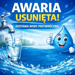 Uwaga Mieszkańcy Majd! Awaria wody ul. Tomasza, Bartosza, Danuty, Emilii, Amelii w miejscowości Majdy została usunięta!