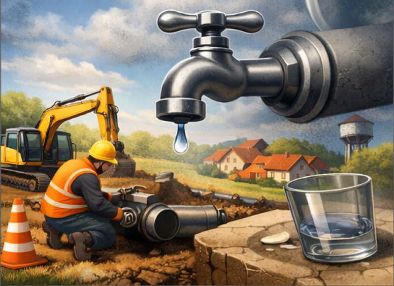 Urząd Gminy Stawiguda informuje, że w dniu 06.02.2026 r. (piątek) na terenie miejscowości Bartąg mogą wystąpić zakłócenia w dostawie wody.