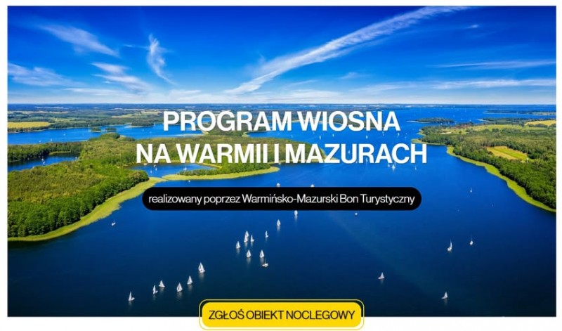 Wystartowała nowa edycja Bonu Turystycznego na Warmii i Mazurach
