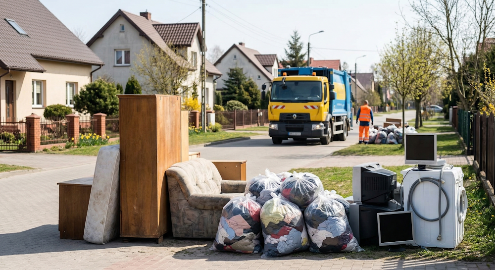 Odpady wielkogabarytowe i odpady tekstylne – kwiecień 2026 r.