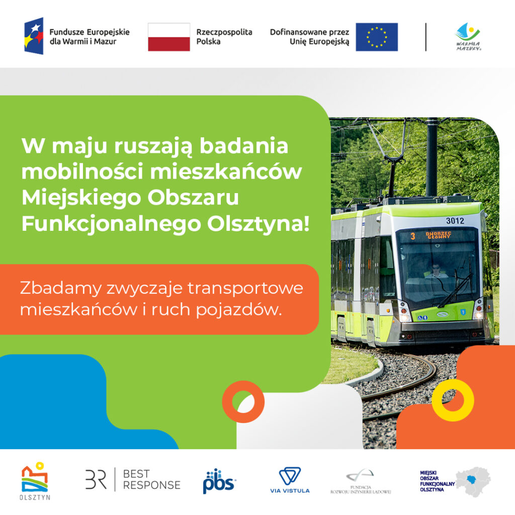 Badania mobilności mieszkańców MOF Olsztyna