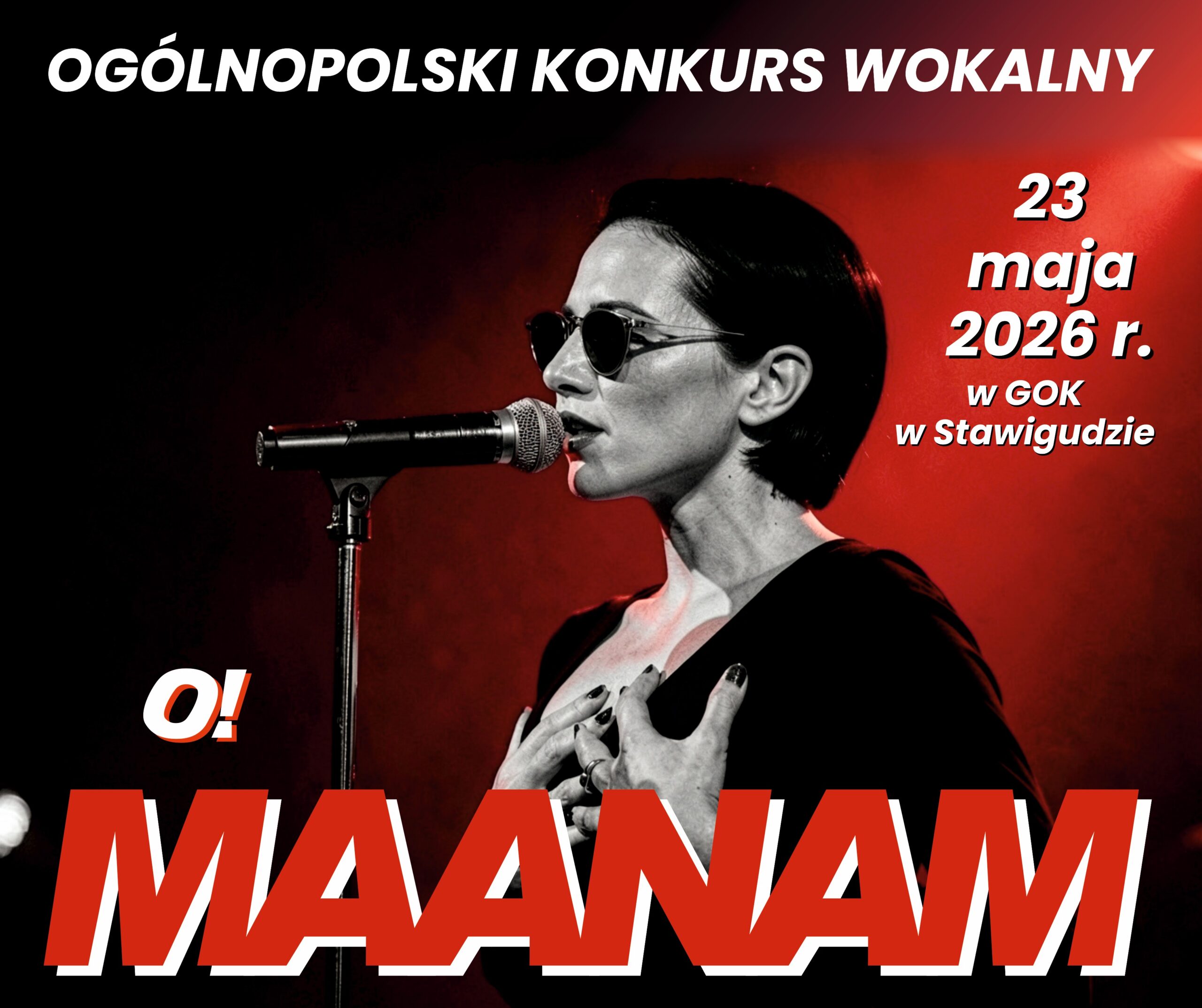 Znamy Finalistów Ogólnopolskiego Konkursu Wokalnego „O! Maanam