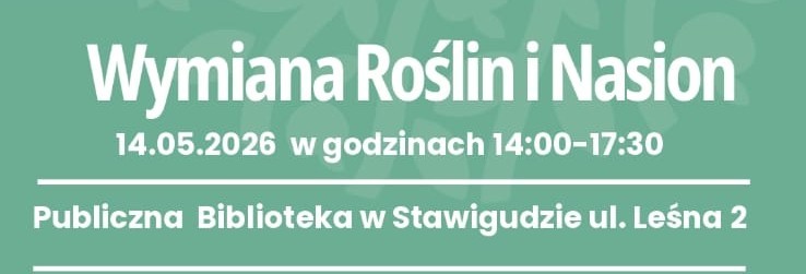 Zaproszenie na spotkanie poświęcone idei wymiany nasion, roślin i ogrodniczych doświadczeń