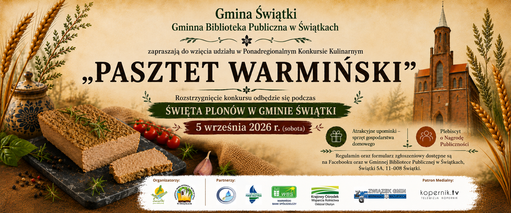 Ponadregionalny Konkurs Kulinarny „Pasztet Warmiński”.